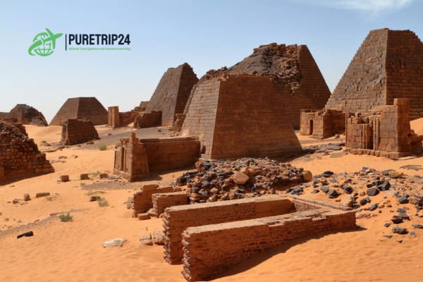 Meroe Pyramids West Sudan Article, tour, and guide crazy trip at PureTrip24com